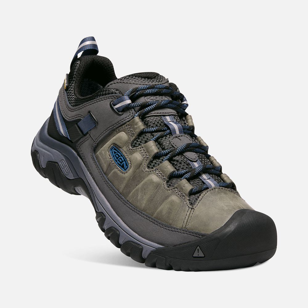 Zapatos de Seguridad Keen Mexico Negros Marrom - Hombre Targhee Iii Waterproof - SC8130465